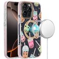 thumbnail image 1 of For iPhone 16 Pro 6.3 inch Magnetic Double Layer IMD Design Case - Boba, 1 of 3