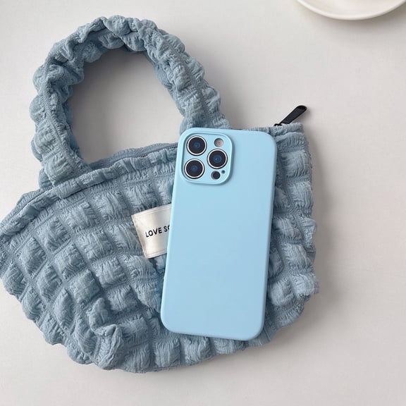 For iPhone 16 Pro Case - Liquid Silicone with AI Button, Solid Color Shockproof Protective Cover