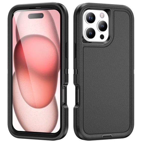 For iPhone 16 Pro Life Waterproof Rugged Phone Case,Black,For iPhone 16 Pro