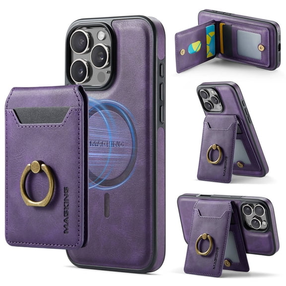For iPhone 16 Pro Max 16Plus 16Pro Phone Case Wallet Case with Card Holder Magnetic For iPhone 16 Pro Max Leather Phone Cases