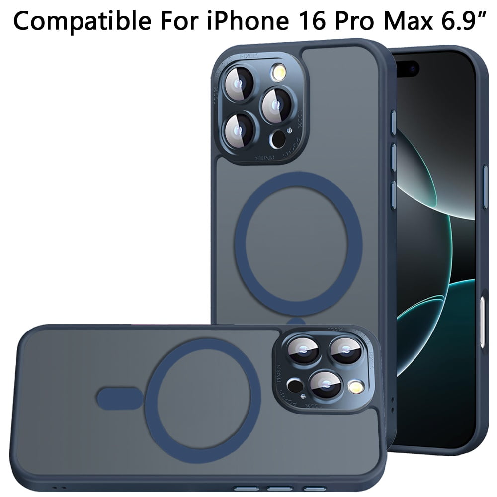For iPhone 16 Pro Max 6.9 inch Complete Protection HQ Hybrid with Metal ...