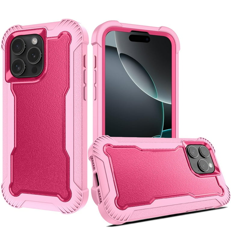 For iPhone 16 Pro Max 6.9 inch Sturdy Think 3in1 Tough