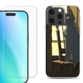 thumbnail image 1 of For iPhone 16 Pro Max Phone Case Cover, Shockproof Case with Tempered Glass Screen Protector, by OneToughShield - Curious Cat, 1 of 4