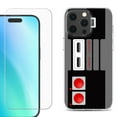 thumbnail image 1 of For iPhone 16 Pro Phone Case Cover, Shockproof Case with Tempered Glass Screen Protector, by OneToughShield - Game Controller, 1 of 4