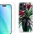 thumbnail image 1 of For iPhone 16 Pro Phone Case Cover, Shockproof Case with Tempered Glass Screen Protector, by OneToughShield - Lily, 1 of 4