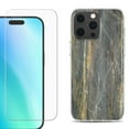 thumbnail image 1 of For iPhone 16 Pro Phone Case Cover, Shockproof Case with Tempered Glass Screen Protector, by OneToughShield - Marble/Camo, 1 of 4