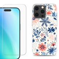 thumbnail image 1 of For iPhone 16 Pro Phone Case Cover, Shockproof Case with Tempered Glass Screen Protector, by OneToughShield - Winter Season, 1 of 4