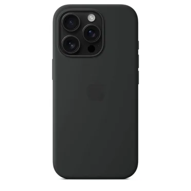 For iPhone 16 Pro Silicone Case with MagSafe - Black