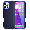 thumbnail image 1 of For iPhone 16e 16 Pro Max 15Plus 14PRO 13 Mini Heavy Duty Shockproof Defender Armor 3-Layer Hybrid Rugged Case Cover Shell, 1 of 16