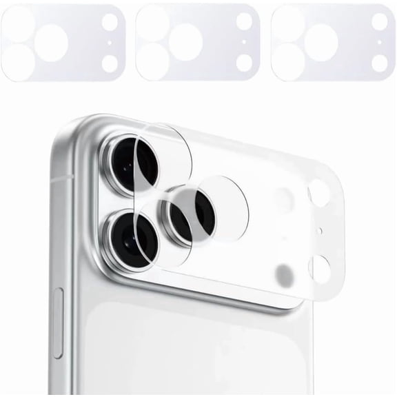 For iPhone 17 Pro Camera Lens Protector Hollow Lens Film Matte Scratch Resistance Guard Protector - 3 Packs