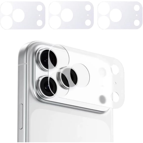 For iPhone 17 Pro Camera Lens Protector Hollow Lens Film Matte Scratch Resistance Guard Protector - 3 Packs