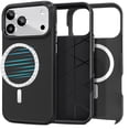 thumbnail image 1 of For iPhone 17 Pro Max Case Anti-Slip Fingerprint Slim Dual Layer Rugged Cover Compatible with MagSafe Shockproof Protection Black, 1 of 8