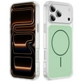 thumbnail image 1 of For iPhone 17 Pro Max Case (Compatible with MagSafe) Slim Translucent Shockproof with Anti-Fingerprint Phone Case,Green,For iPhone 17 Pro Max, 1 of 9