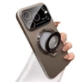 thumbnail image 1 of For iPhone 17 Pro Max Case with Kickstand,Anti-yellowing,Shockproof,Matte Anti-fingerprint Phone Protective Cover, 1 of 6
