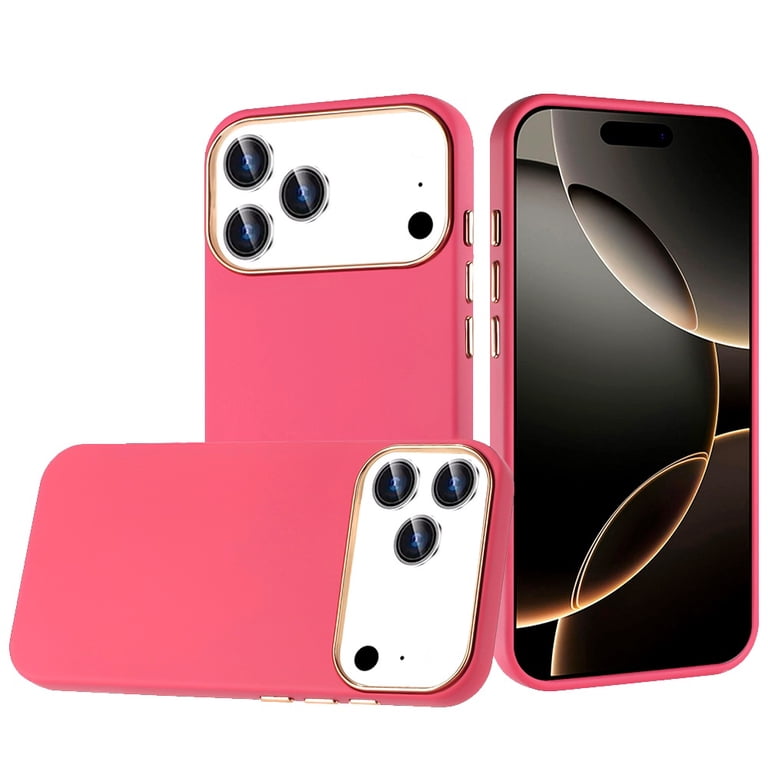 For iPhone 17 Pro Max Classy Slick Chromed Around Hybrid Case