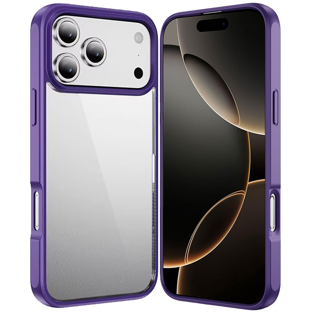 iPhone 17pro max ディープパープル 未開封品 For iPhone 17 Pro Max HQ Transparent Thick 2.0mm Hybrid Case