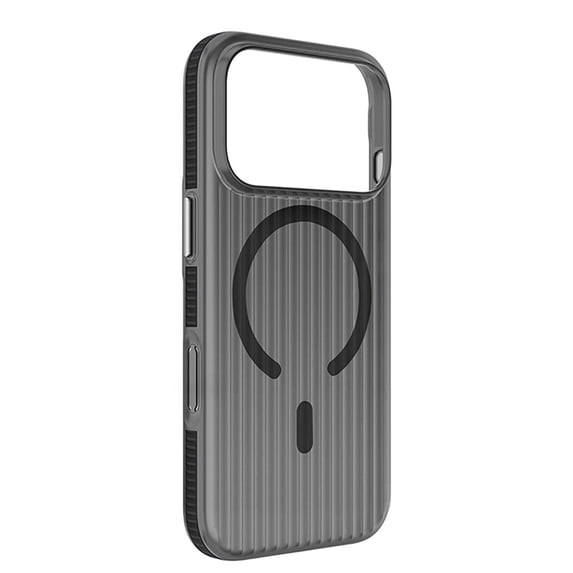For iPhone 17 Pro Max Phone Case,Fit for MagSafe,Anti-yellowing,Stripes Anti-slip Anti-drop,Durable Magnetic Phone Shell