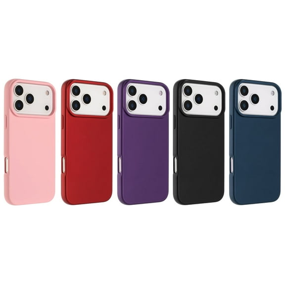 iPhone 17 Pro Max Phone Case, Slim-Fit Simple Shock Resistant Phone Case for iPhone 17 Pro Max Black