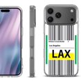 thumbnail image 1 of For iPhone 17 Pro Max Protective Shockproof Phone Case, by OneToughShield - Airport Tag / Los Angeles, 1 of 5