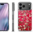 thumbnail image 1 of For iPhone 17 Pro Max Protective Shockproof Phone Case, by OneToughShield - Almond Blossom Red, 1 of 5