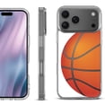 thumbnail image 1 of For iPhone 17 Pro Max Protective Shockproof Phone Case, by OneToughShield - Basketball, 1 of 5