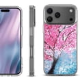 thumbnail image 1 of For iPhone 17 Pro Max Protective Shockproof Phone Case, by OneToughShield - Blossom Paint, 1 of 5
