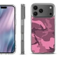 thumbnail image 1 of For iPhone 17 Pro Max Protective Shockproof Phone Case, by OneToughShield - Camo Pink, 1 of 5