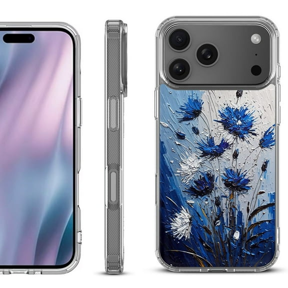 For iPhone 17 Pro Max Protective Shockproof Phone Case, by OneToughShield - Cornflower