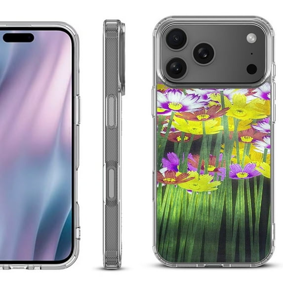 For iPhone 17 Pro Max Protective Shockproof Phone Case, by OneToughShield - Dream Flower