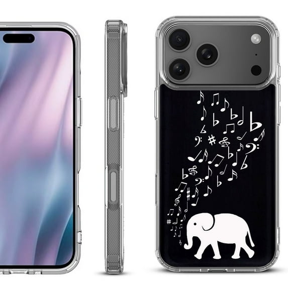 For iPhone 17 Pro Max Protective Shockproof Phone Case, by OneToughShield - Elephant Music