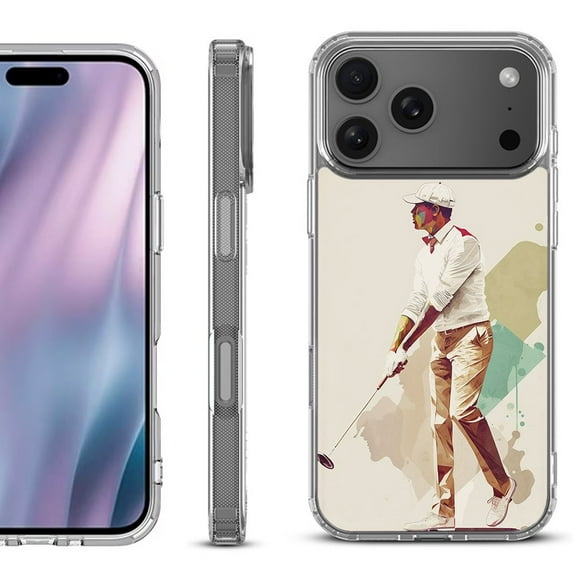 For iPhone 17 Pro Max Protective Shockproof Phone Case, by OneToughShield - Golfer