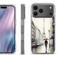thumbnail image 1 of For iPhone 17 Pro Max Protective Shockproof Phone Case, by OneToughShield - Paris in the Rain, 1 of 5