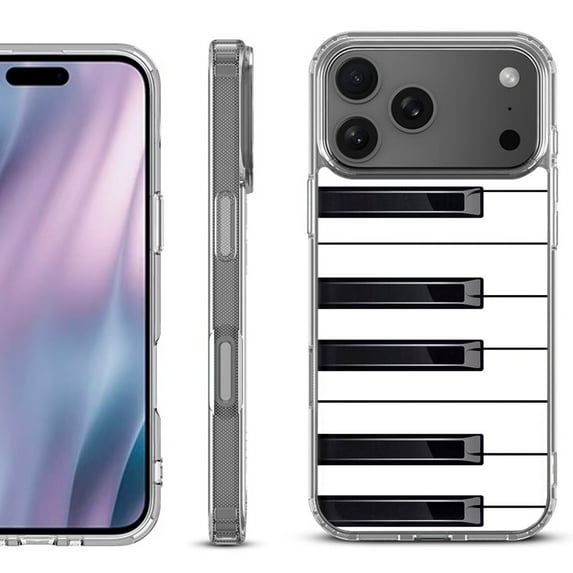 For iPhone 17 Pro Max Protective Shockproof Phone Case, by OneToughShield - Piano Design