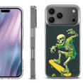 thumbnail image 1 of For iPhone 17 Pro Max Protective Shockproof Phone Case, by OneToughShield - Skeleton Skater, 1 of 5