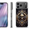 thumbnail image 1 of For iPhone 17 Pro Max Protective Shockproof Phone Case, by OneToughShield - Skull Art, 1 of 5