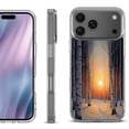 thumbnail image 1 of For iPhone 17 Pro Max Protective Shockproof Phone Case, by OneToughShield - Snow Forest, 1 of 5