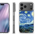 thumbnail image 1 of For iPhone 17 Pro Max Protective Shockproof Phone Case, by OneToughShield - Starry Night France, 1 of 5