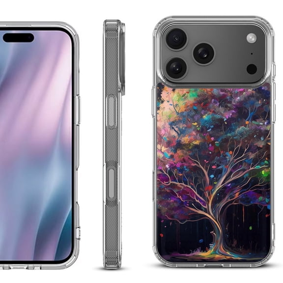 For iPhone 17 Pro Max Protective Shockproof Phone Case, by OneToughShield - Tree of Life