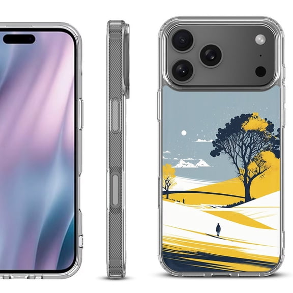 For iPhone 17 Pro Max Protective Shockproof Phone Case, by OneToughShield - Tree on Hill