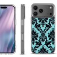 thumbnail image 1 of For iPhone 17 Pro Max Protective Shockproof Phone Case, by OneToughShield - Victorian Blue/Black, 1 of 5