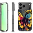 thumbnail image 1 of For iPhone 17 Pro Shockproof Protective Phone Case, by OneToughShield - Abstract Butterfly, 1 of 5