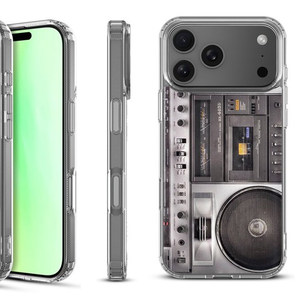 For iPhone 17 Pro Shockproof Protective Phone Case, by OneToughShield - Boombox