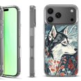 thumbnail image 1 of For iPhone 17 Pro Shockproof Protective Phone Case, by OneToughShield - Calm Husky, 1 of 5
