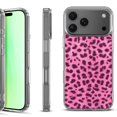 thumbnail image 1 of For iPhone 17 Pro Shockproof Protective Phone Case, by OneToughShield - Cheetah Pink, 1 of 5