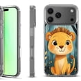thumbnail image 1 of For iPhone 17 Pro Shockproof Protective Phone Case, by OneToughShield - Curious Lion Cub, 1 of 5