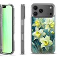 thumbnail image 1 of For iPhone 17 Pro Shockproof Protective Phone Case, by OneToughShield - Daffodils, 1 of 5