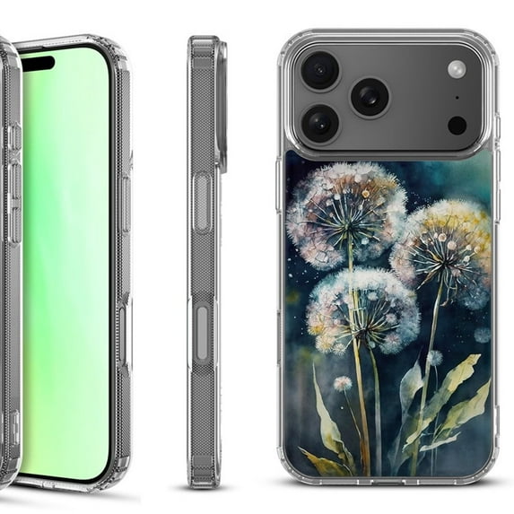 For iPhone 17 Pro Shockproof Protective Phone Case, by OneToughShield - Dandelion Color