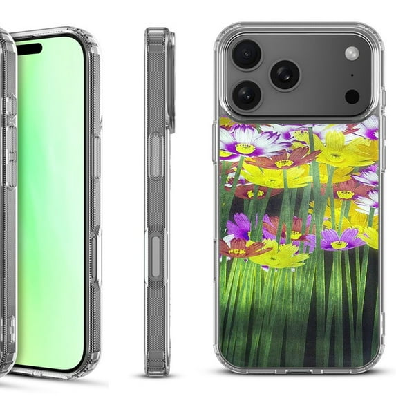 For iPhone 17 Pro Shockproof Protective Phone Case, by OneToughShield - Dream Flower