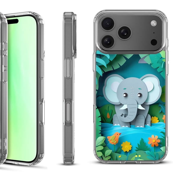 For iPhone 17 Pro Shockproof Protective Phone Case, by OneToughShield - Elephant Craft