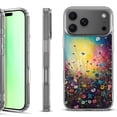 thumbnail image 1 of For iPhone 17 Pro Shockproof Protective Phone Case, by OneToughShield - Flower Field, 1 of 5